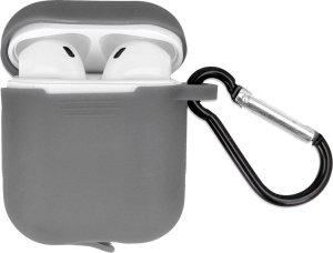 TelForceOne Etui Do Airpods Pro 2 Szare Z Haczykiem 1