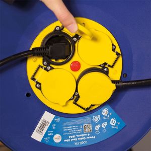 LogiLink Przedłużacz, 4 gniazda, szpula, 50m (LPS503) 6