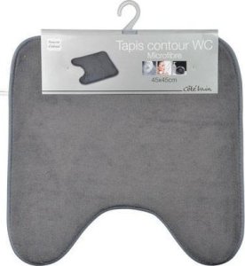 Douceur d`Interieur Dywanik łazienkowy 45x45cm grafitowy 3