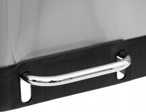 Kosz na śmieci 5five Kosz na śmieci dwukomorowy Ariane, ze stali nierdzewnej, z pedałem, 2 x 30 l 3