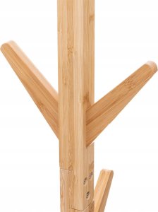 5five Bambusowy stojak do przedpokoju na płaszcze TREE, 8 haczyków, 178 cm 2