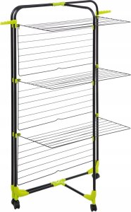 5five Suszarka na pranie wieżowa, 3 poziomy, na kółkach 2