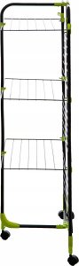 5five Suszarka na pranie wieżowa, 3 poziomy, na kółkach 3