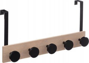 5five Wieszak na drzwi z 5 metalowymi haczykami, 50 cm 1
