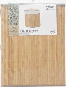 Kosz na pranie 5five Kosz na pranie BAMBOO narożny, 48 l 5