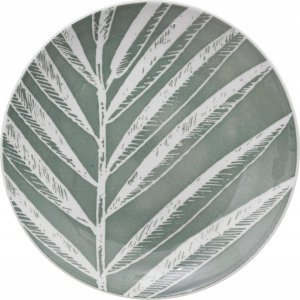 Secret de Gourmet Porcelanowa zastawa stołowa dla 6 osób, wzór liści, 18 elementów 3