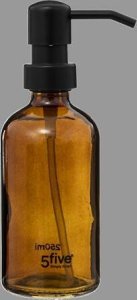 Dozownik do mydła 5five Dozownik na mydło w płynie, szkło, 250 ml 2