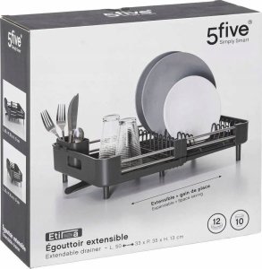 5five Suszarka do naczyń ETIRA, 1 poziomowa, 50 x 35 x 13 cm 6