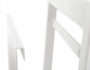 DLGTP Aluminiowy stolik z gazetnikiem ALLURE 2