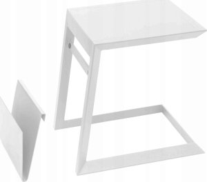 DLGTP Aluminiowy stolik z gazetnikiem ALLURE 5