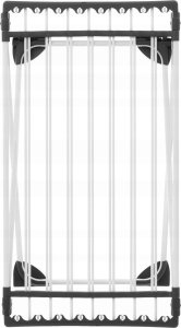 5five Suszarka na pranie stojąca Sinai, metalowa, na kółkach, 180 cm 6