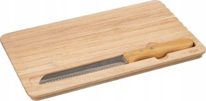 Chlebak 5five Czarny chlebak z deską do krojenia i z nożem z ząbkami, 32,7 x 20,2 x 14,5 cm 2