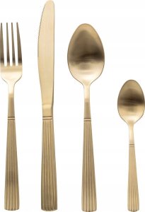 Secret de Gourmet Zestaw sztućców dla 6 osób TAMARA, złotych, 24 elementy 2
