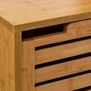 5five Szafka łazienkowa stojąca wysoka SICELA, bambusowa, 38 x 33 x 168 cm 2