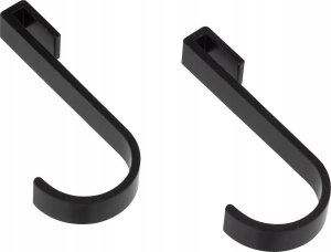 5five Półka łazienkowa narożna pod prysznic, aluminiowa, czarna, 29,2 x 23,5 x 4 cm 3