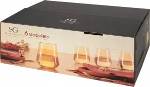 Secret de Gourmet Szklanki do napojów zimnych OLGA, szampański kolor, 6 sztuk 3