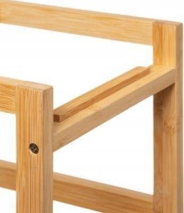 5five Wózek kuchenny z bambusa, 2 koszyki i wyjmowane tace 5