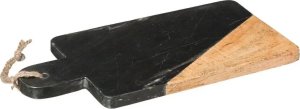 Deska do krojenia Secret de Gourmet Deska do krojenia GEOM HYGGE, 15 x 30 cm, marmur, czarna 4
