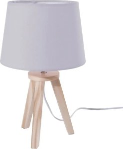 Atmosphera Lampa nocna z trójnogu, 31 cm, kolor szary 1