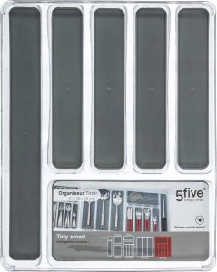 5five Organizer do szuflady na sztućce, 6 przegródek, 40 x 32 cm, 5five Simply Smart 2