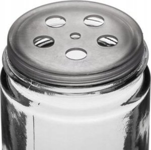 Secret de Gourmet Stojak na przyprawy wykonany z drewna oraz metalu wyposażony w szesnaście szklanych pojemników 2