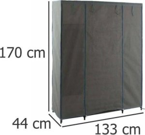 5five Szafa tekstylna, 11 półek + 3 pojemniki wewnętrzne, 5five Simply Smart 3