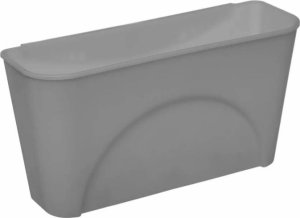 5five Ociekacz na naczynia, metalowa konstrukcja z plastikowym pojemnikiem na sztućce. 5