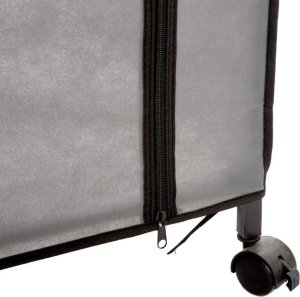 5five Szafa tekstylna na ubrania, 118x48x168 cm, czarna 4