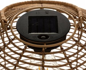 Atmosphera Lampion solarny CUBA, naturalny, 30 cm 4