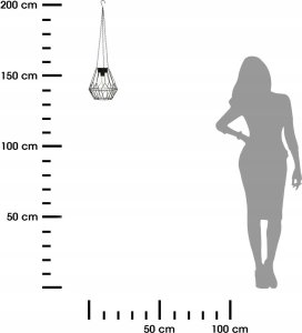 Atmosphera Lampion solarny ogrodowy FLAVE, wys. 60 cm, wiszący 5