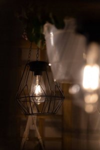 Atmosphera Lampion solarny ogrodowy FLAVE, wys. 60 cm, wiszący 6