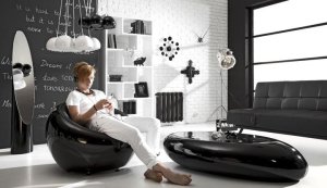 Atmosphera Lampka nocna z drewnianą podstawą, biały klosz, Ø 28 x 46 cm 5