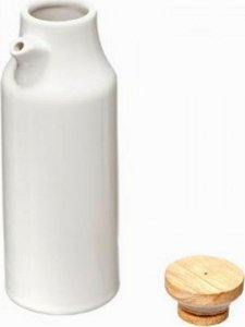 5five Dozowniki do przypraw na oliwę, ocet, sól i pieprz, komplet ceramiczny, biały 5