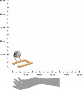 5five Uchwyt na papier toaletowy na przyssawce VENTERRA, bambus 5