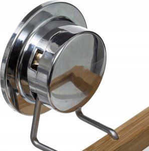 5five Uchwyt na papier toaletowy na przyssawce VENTERRA, bambus 6