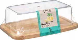 Maselniczka 5five Maselniczka na bambusowej podstawie, pojemnik na masło 3