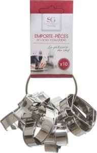 5five Foremki do ciastek, zestaw 10 kształtów 2