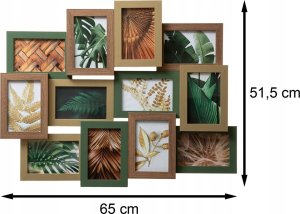 Ramka Atmosphera Multiramka na zdjęcia JULIA, na 12 zdjęć, kolorowa kompozycja 4