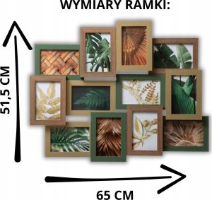 Ramka Atmosphera Multiramka na zdjęcia JULIA, na 12 zdjęć, kolorowa kompozycja 5