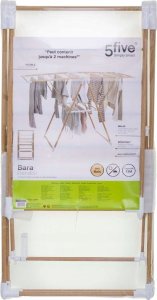 5five Rozkładana suszarka na pranie 2 w 1, wolnostojąca, 13 metrów suszenia 4