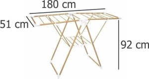 5five Rozkładana suszarka na pranie 2 w 1, wolnostojąca, 13 metrów suszenia 5