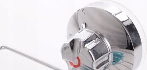 5five Półka łazienkowa, wisząca na przyssawki, stal chromowana, narożna 5