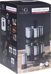 5five Stojak obrotowy na przyprawy z 12 pojemnikami, karuzela 2
