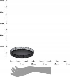 Secret de Gourmet Taca ozdobna w stylu boho, Ø 30 cm, kolor czarny 2