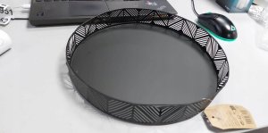 Secret de Gourmet Taca ozdobna w stylu boho, Ø 30 cm, kolor czarny 3