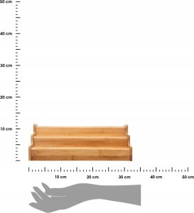 5five Organizer na przyprawy bambusowy, 3 poziomy 3
