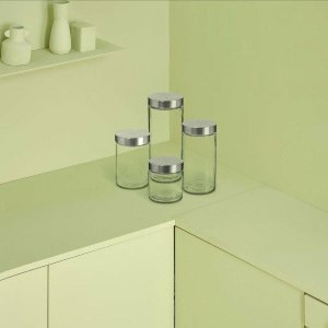 5five Pojemnik na żywność szklany z pokrywą ze stali nierdzewnej, 1200 ml 2