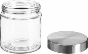 5five Pojemnik na żywność szklany z pokrywą ze stali nierdzewnej, 750 ml 3