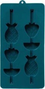 5five Foremki do lodu OWOCE, silikonowe, 21 x 10,5 cm, 2 sztuki, kolor różowo-morski 3