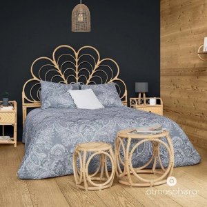 Atmosphera Zestaw dwie poszewki na poduszki i narzuta „Marie” na łóżko szary wzorzysty 5